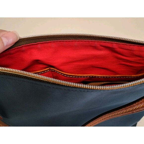 Dooney & Bourke Canvas Shoulder Bag - BLUE - Picture 8 of 16